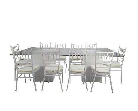 Rent Glass Dining Table