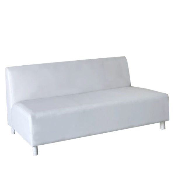 3 Seaters Sofa White Leather Sofa