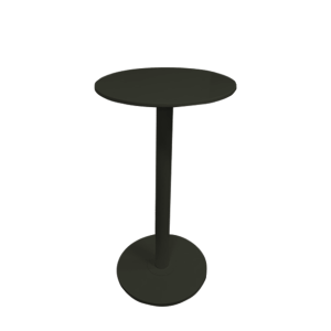 Black Wooden Bar Table