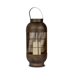 Cage Lantern With Candle