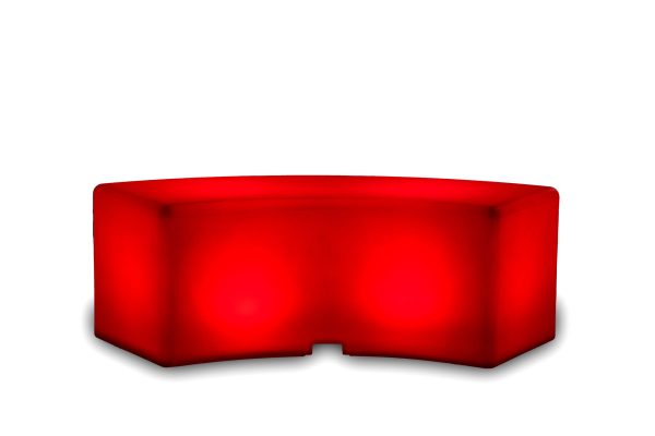 LED curve bench