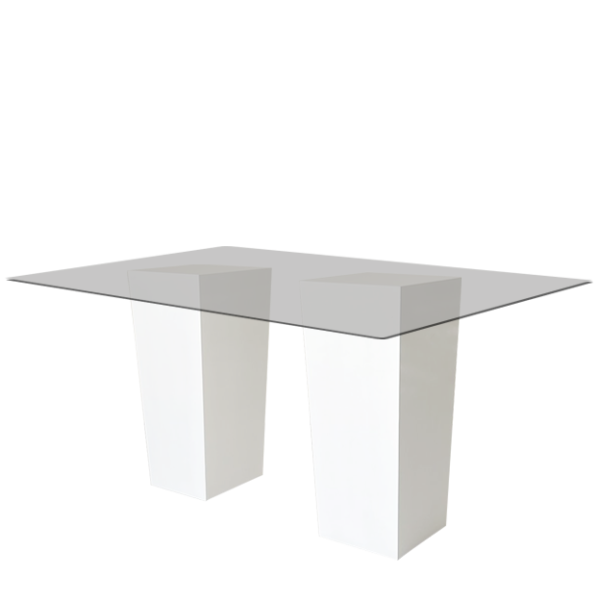 Le Minou Bar Table White (8 Seater)