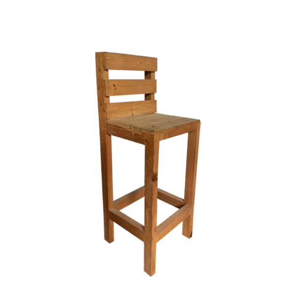 Lonan Solid Wood High Chair