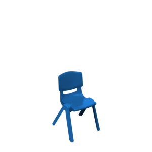 Plastic Colored Kids Chair – Blue