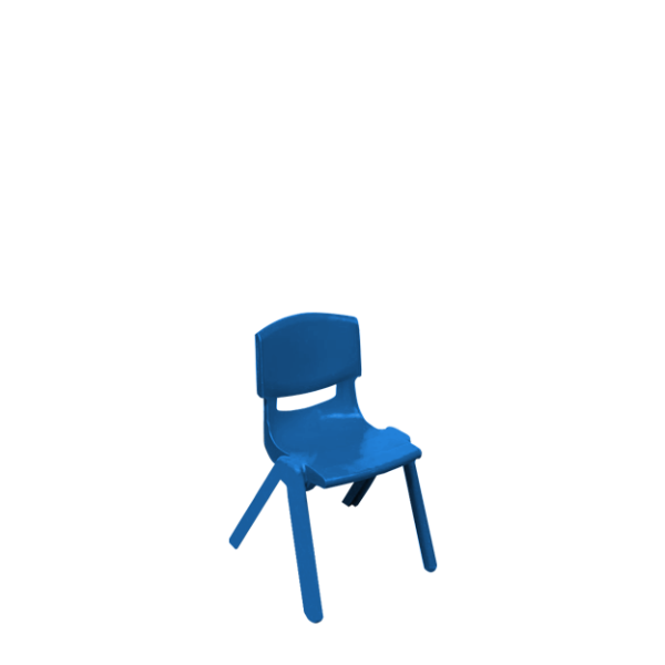 Plastic Colored Kids Chair – Blue