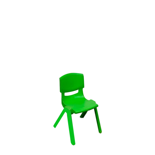 Plastic Colored Kids Chair – Green