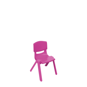 Plastic Colored Kids Chair – Pink