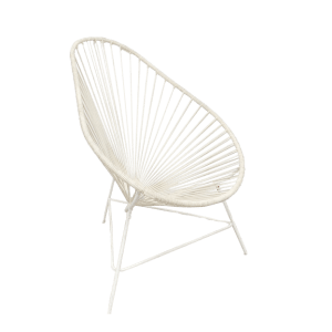 String Lounge White Chair