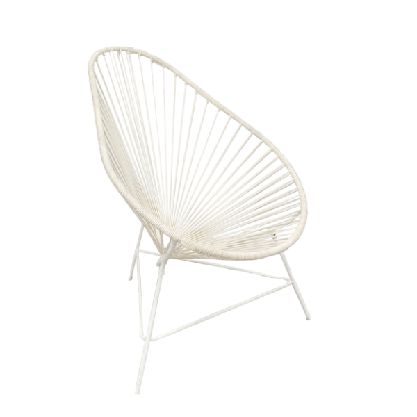 String Lounge White Chair